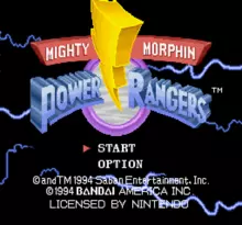 Image n° 4 - screenshots  : Mighty Morphin Power Rangers